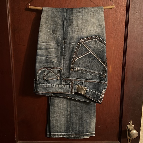 Men’s Petrol Jeans - Picture 2 of 3
